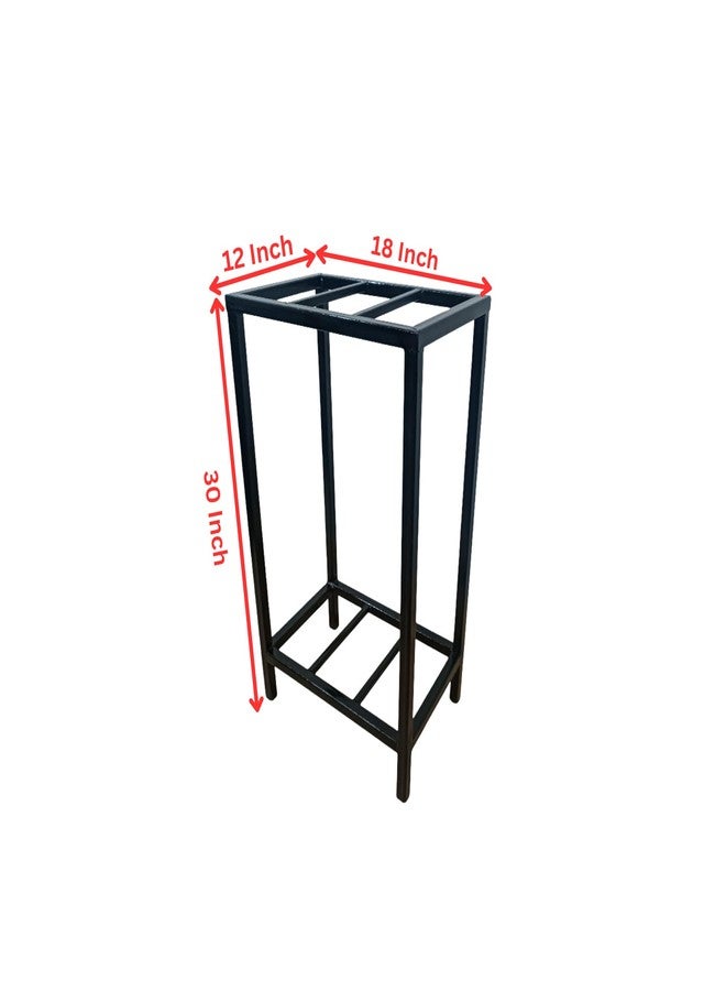 BUGAKI Metal Stand for Fish Tank aquarium stand , Black 12x18 inch - Image 3